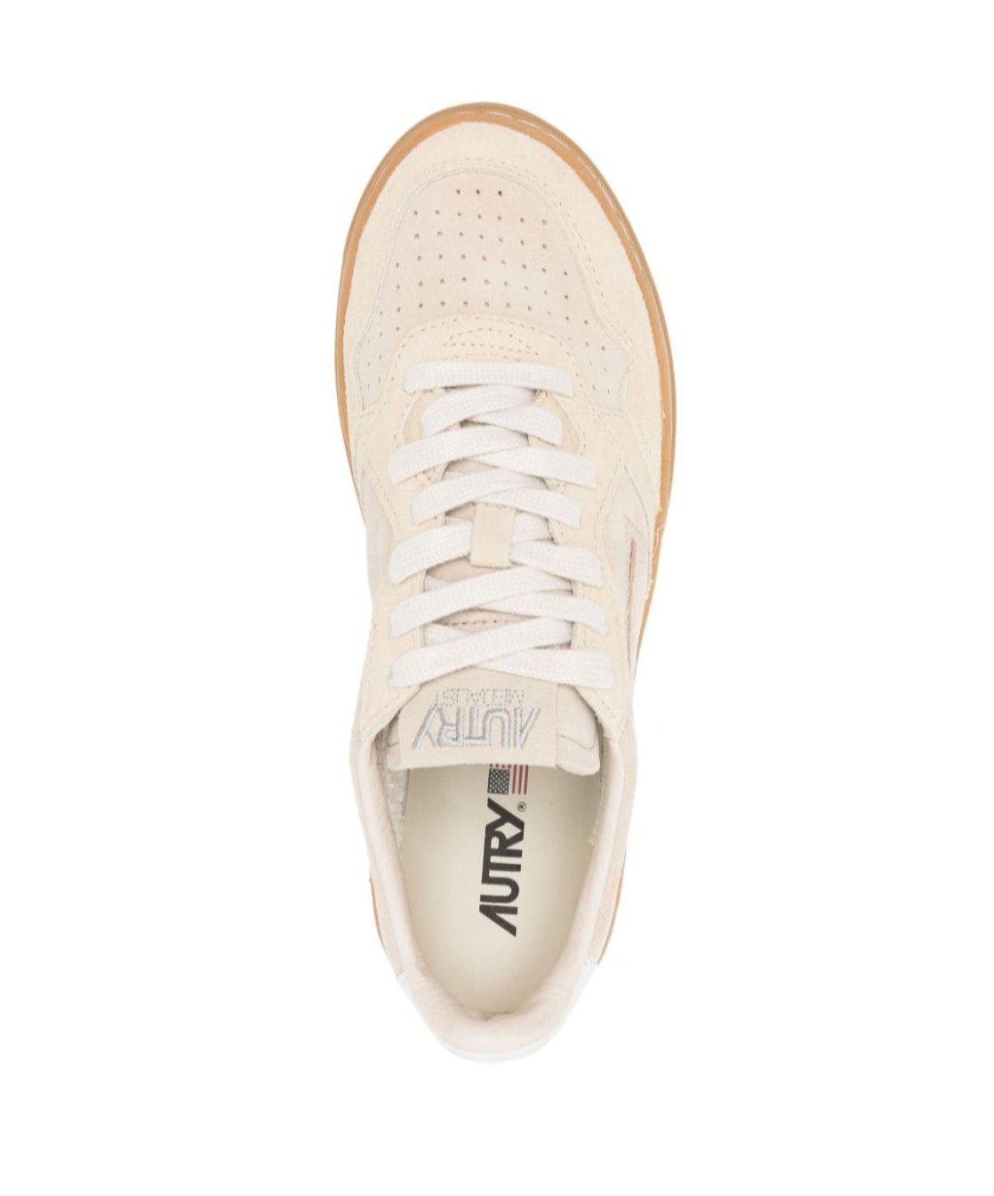 Shop Autry Medalist Sneakers In Nude