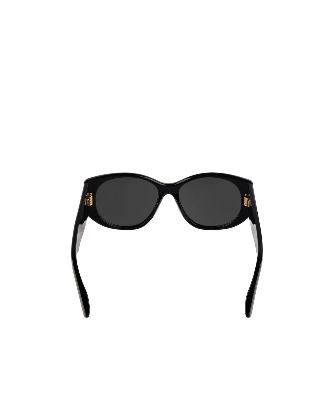 Balenciaga Bb0455s Nano Round Acetate Sunglasses In Black