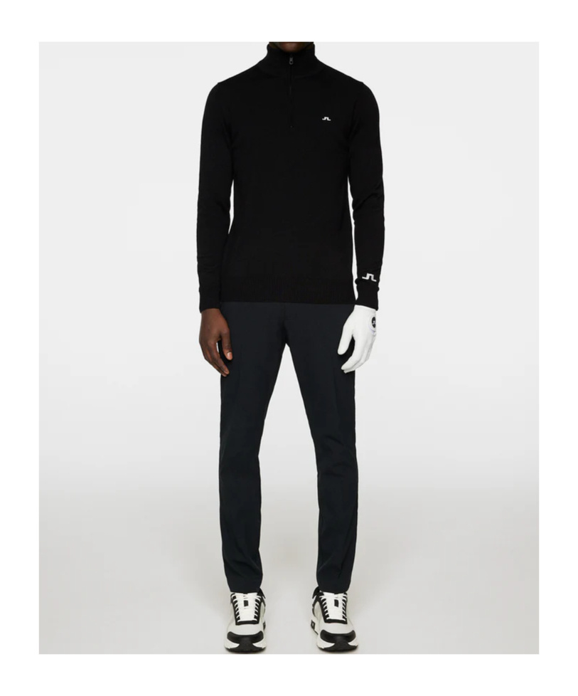 J. Lindeberg Long Sleeve Logo Knit Sweater