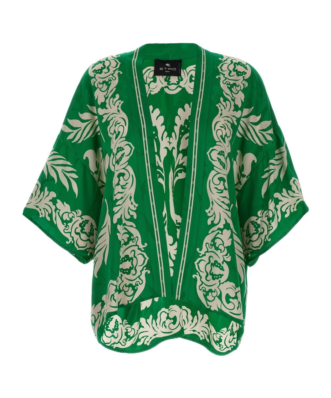 Etro Viscose Cardigan Sweaters And Cardigans In Green