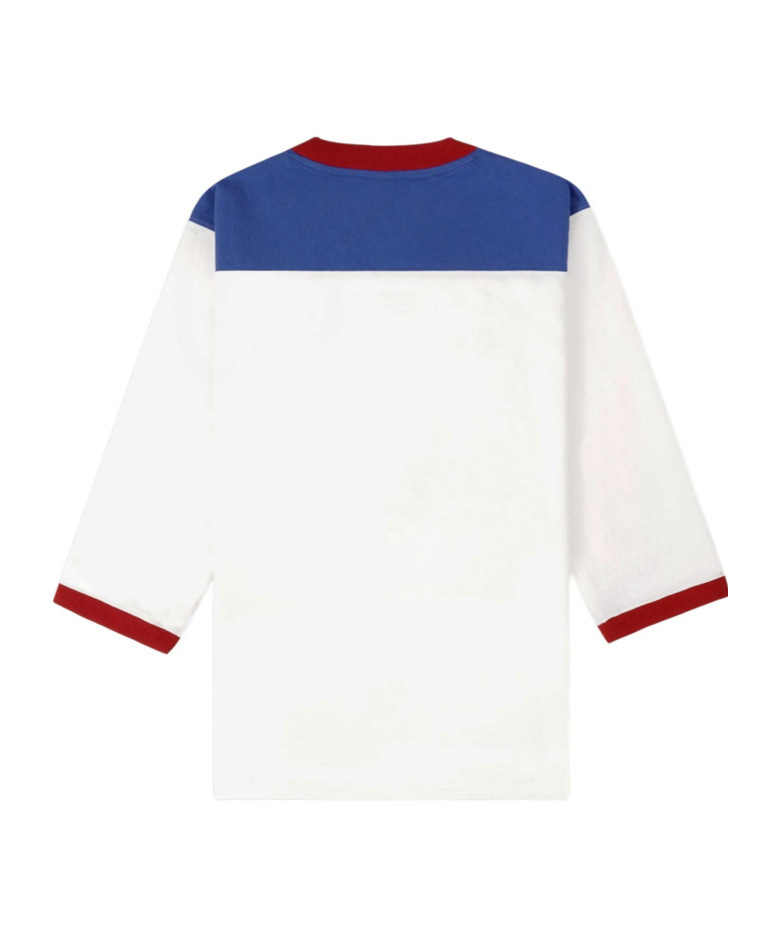 Sporty And Rich Open-necked Black Shirt In Multi