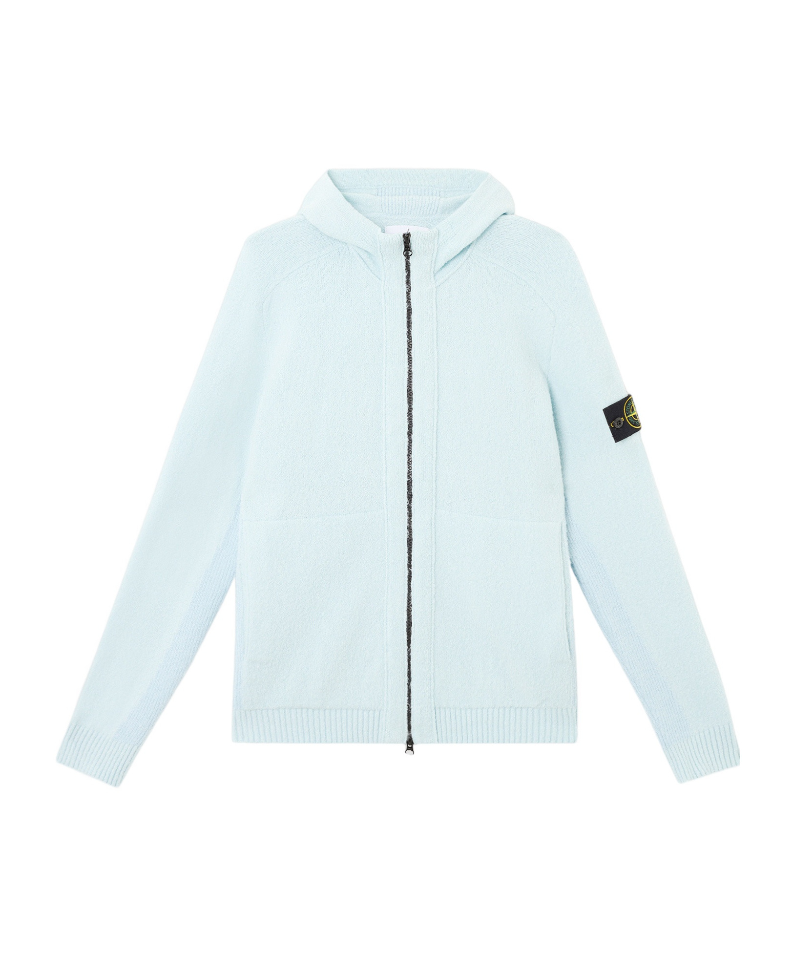 Stone Island 5100006 Gauzed Effect Soft Organic Cotton And Nylon In Blue