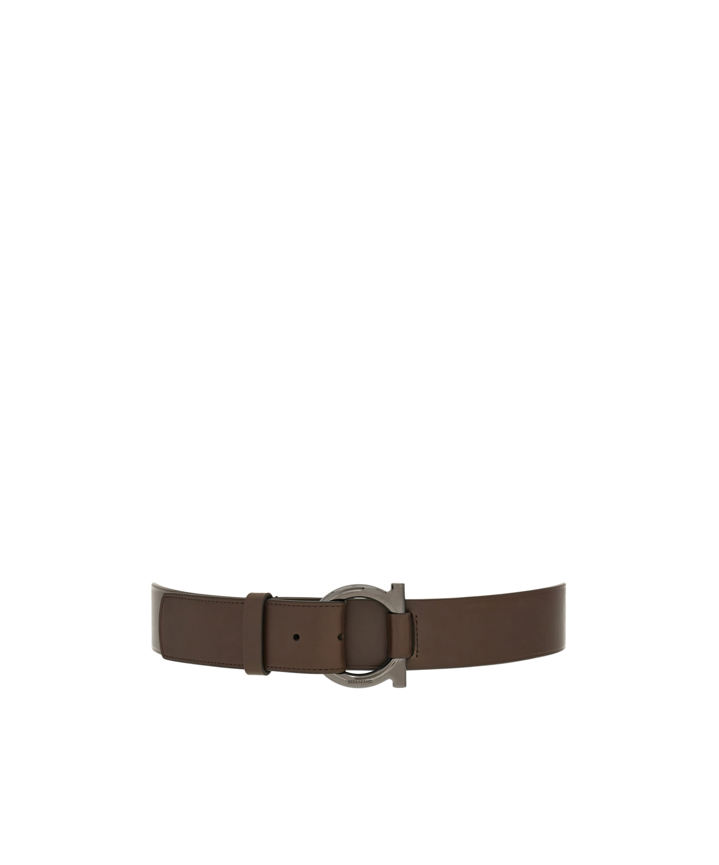 Ferragamo Fixed Belt In Green
