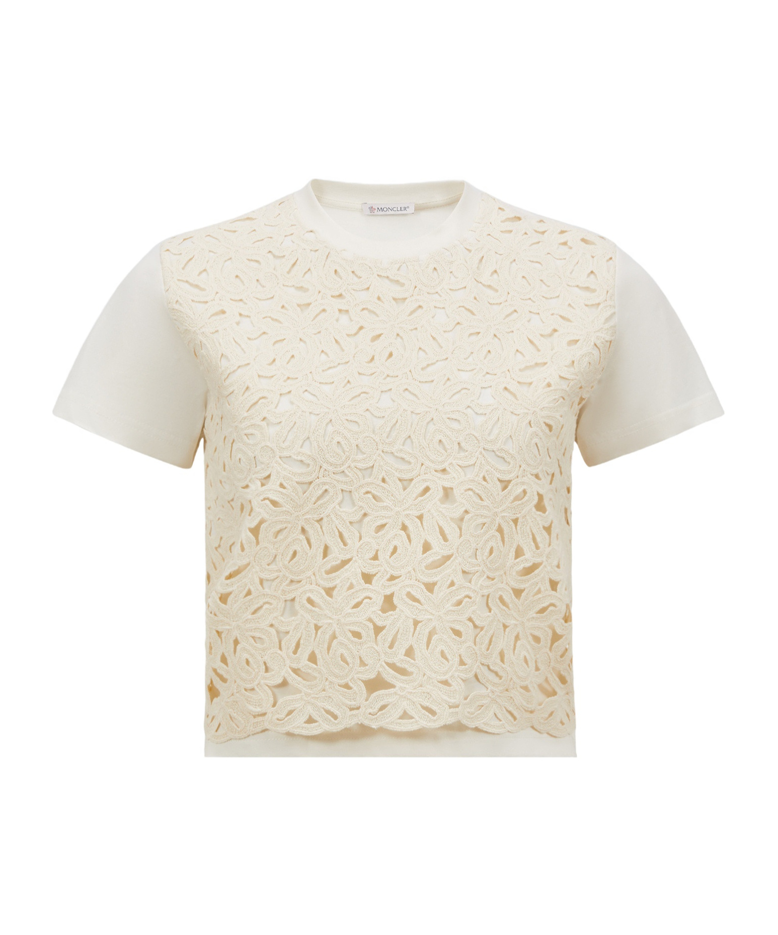 Moncler Item O-neck Short-sleeved T-shirt In White