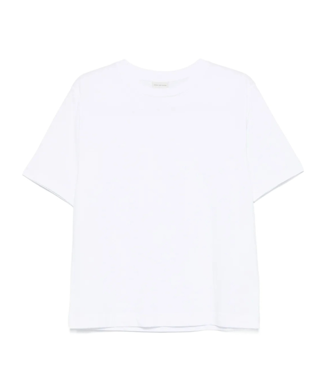 Dries Van Noten Relaxed Fit Short Sleeves Top In White