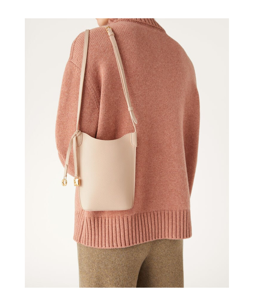 Loro Piana Bale Mobile Phone Cross-body Bag In Cream Honey/sun Gold