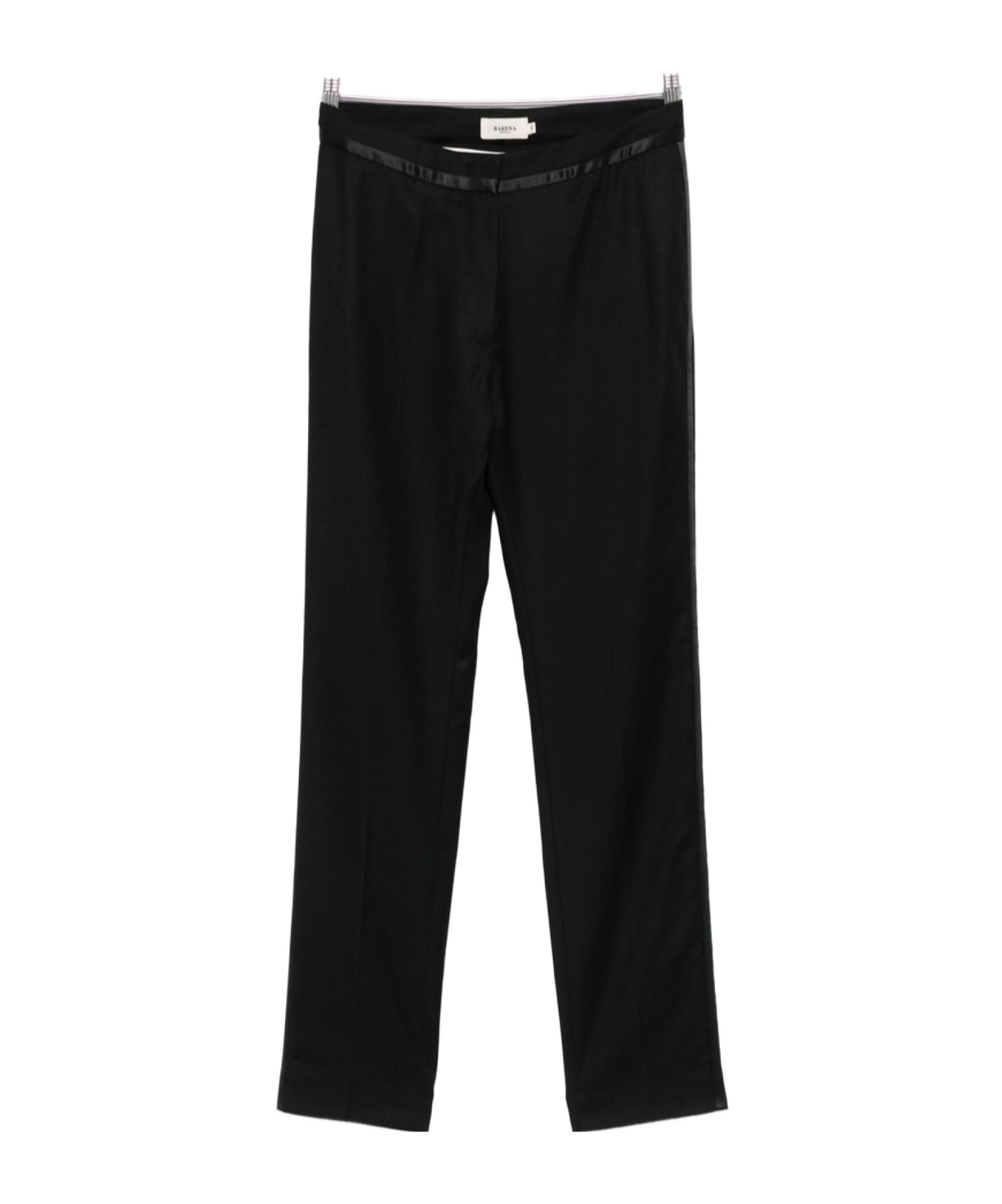 Barena Venezia Satin-trimmed Trousers In Black