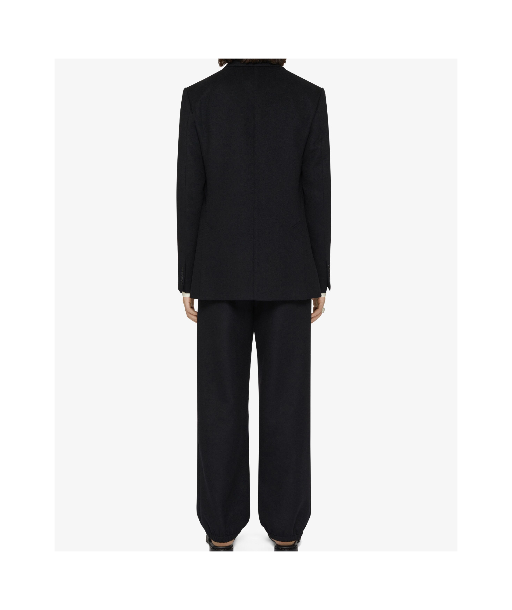 Givenchy Double-sided Wool Suit Coat In Black
