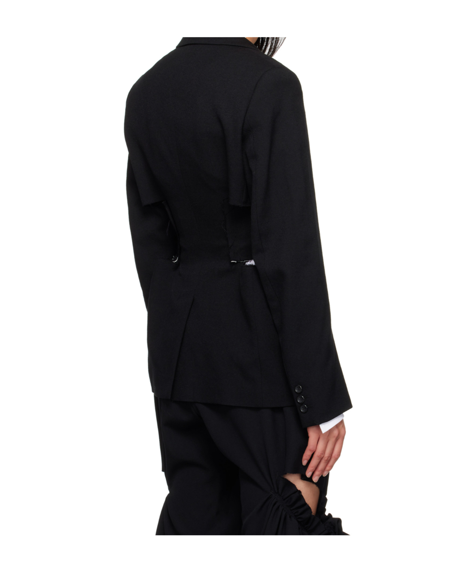 COMME DES GARÇONS LONG-SLEEVED SUIT COAT 