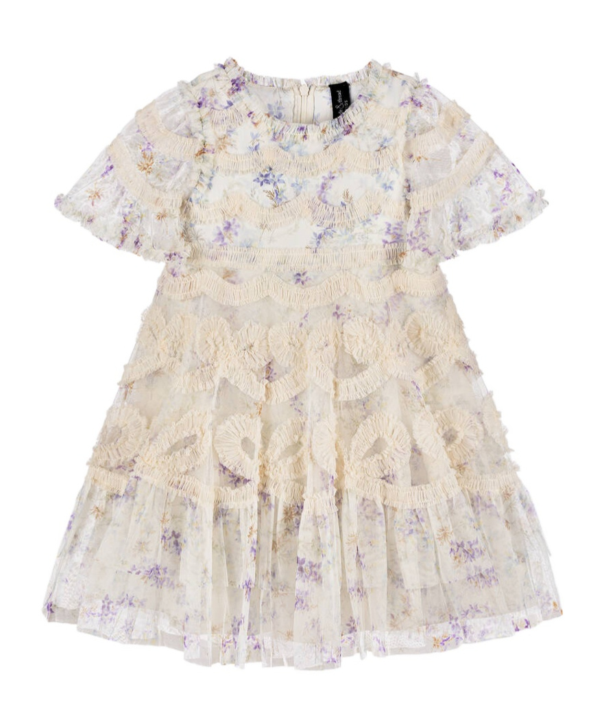 NEEDLE & THREAD SHORT-SLEEVED SKIRT