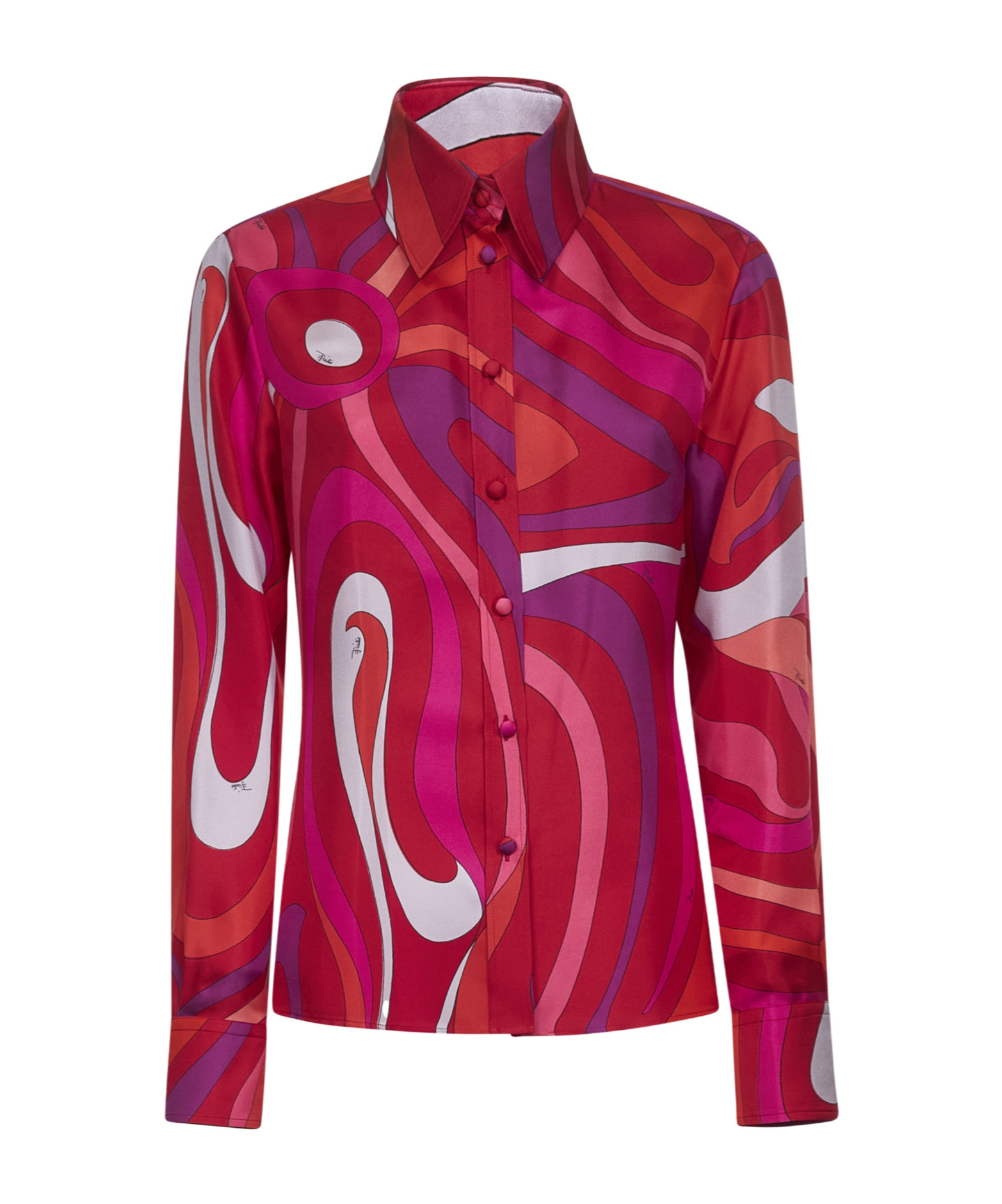 Shop Emilio Pucci Printed Snap-button Shirt