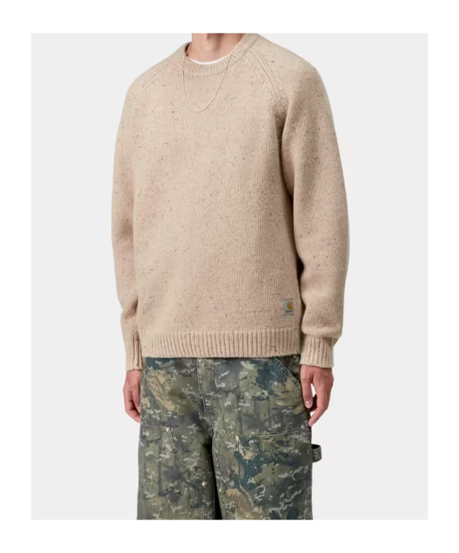 Carhartt Anglistic Sweater In Neutral