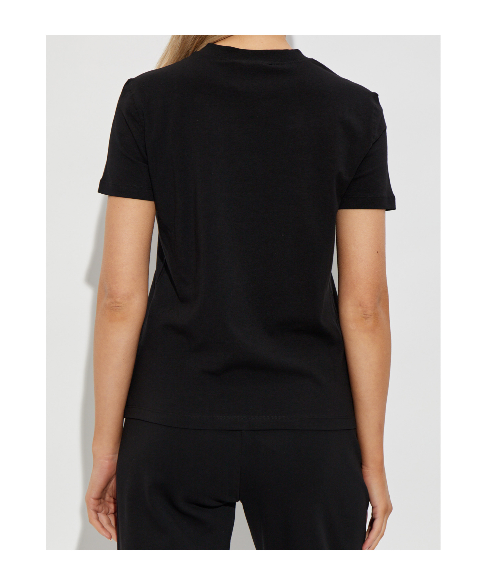 Versace Jeans Short-sleeved T-shirt In Black