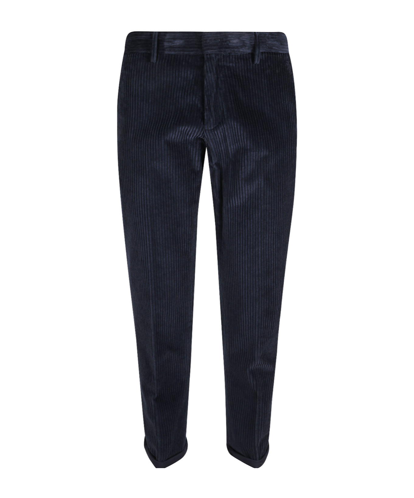 Dondup Press-crease Trousers In Blue