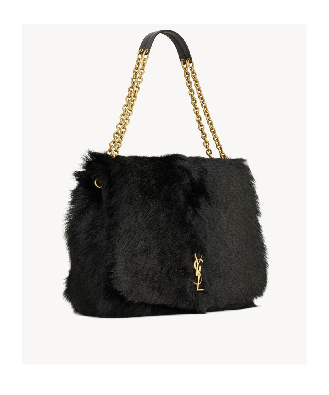 Saint Laurent Jamie Logo Shoulder Bag In Black