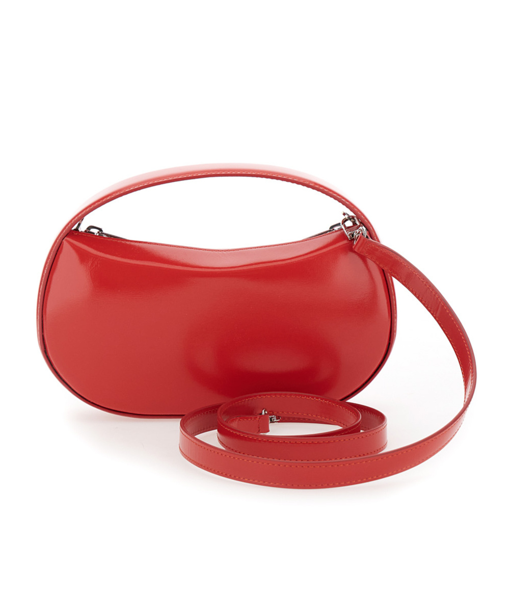 Coperni Sound Swipe Small Red Handbag With Logo Detail In Leather Woman In Red