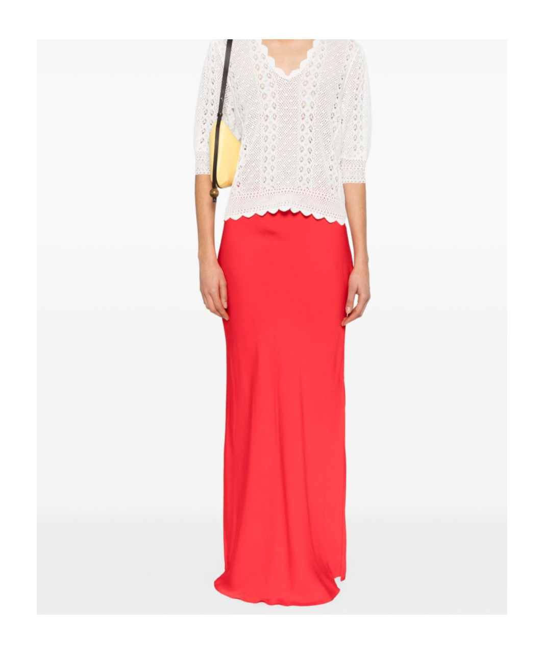 Shop Twinset Logo-plaque Maxi Skirt