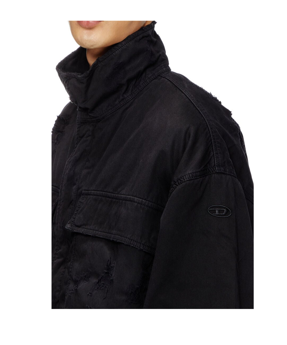 Diesel J-oise Jacket In Black
