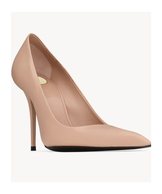 Saint Laurent Élysée Pumps In Smooth Leather In Black