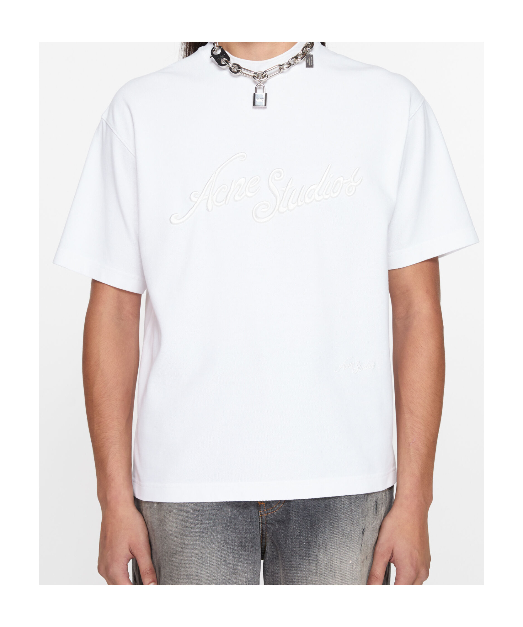 Acne Studios Short-sleeved T-shirt In White