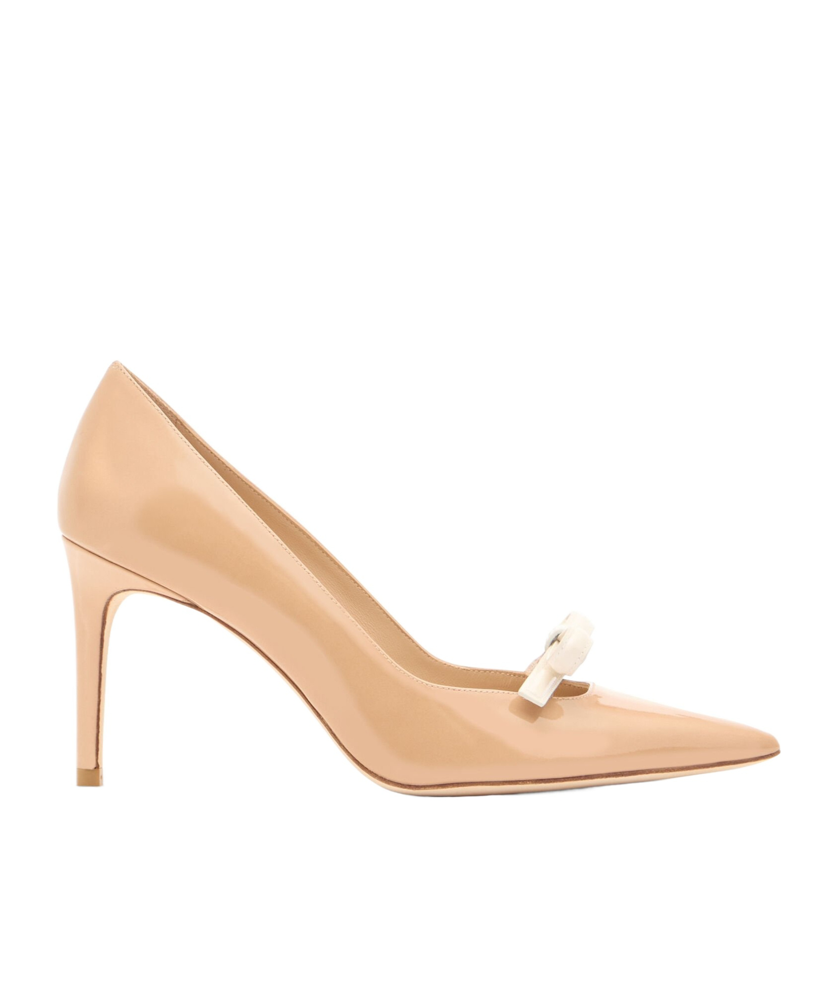 Stuart Weitzman 85mm Felicity Pumps In Nude