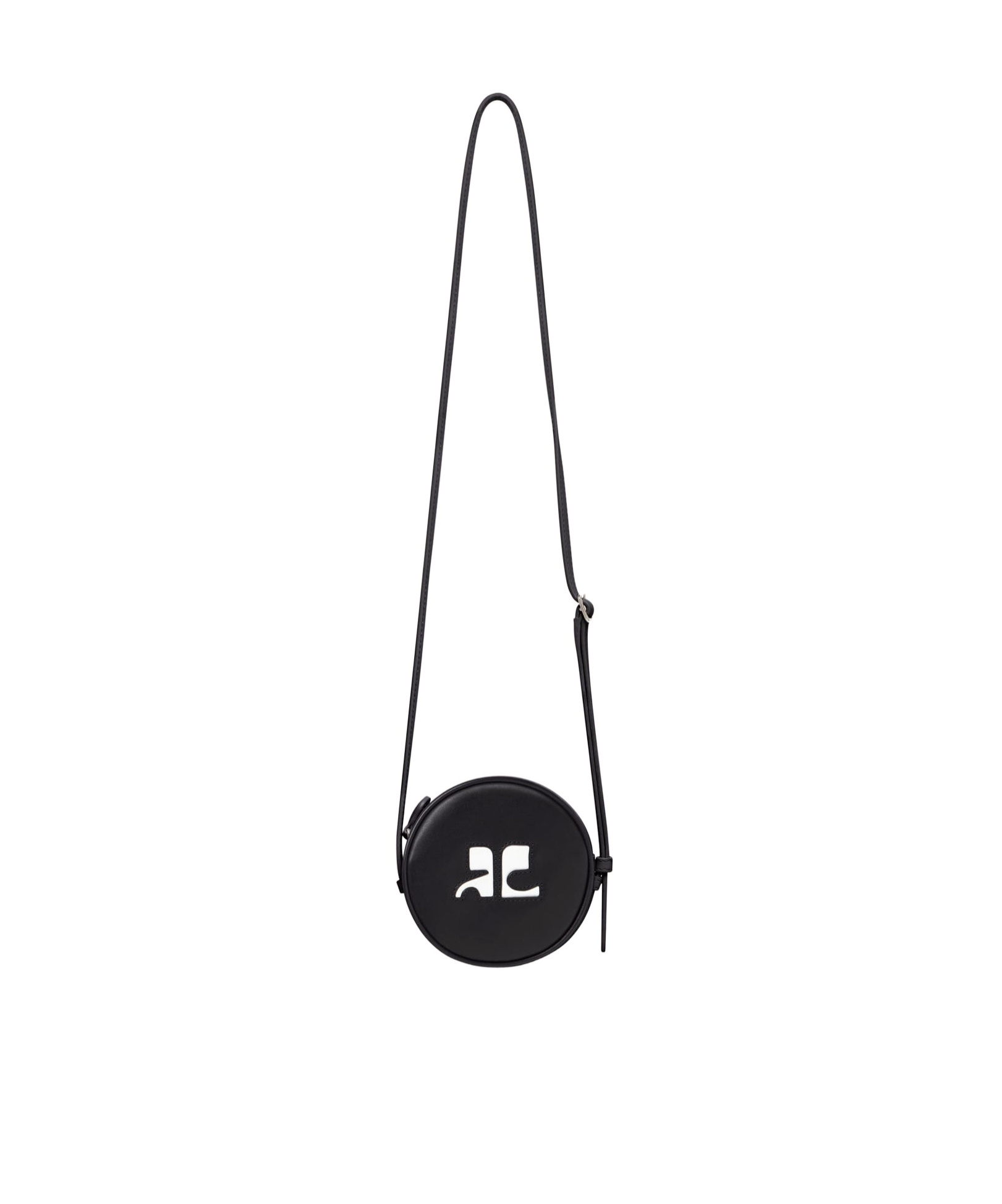 Courrèges Reedition Small Circle Bag In Black