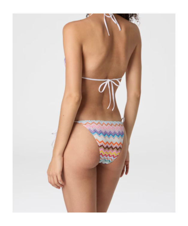Missoni Chevron-pattern Bikini In Multi
