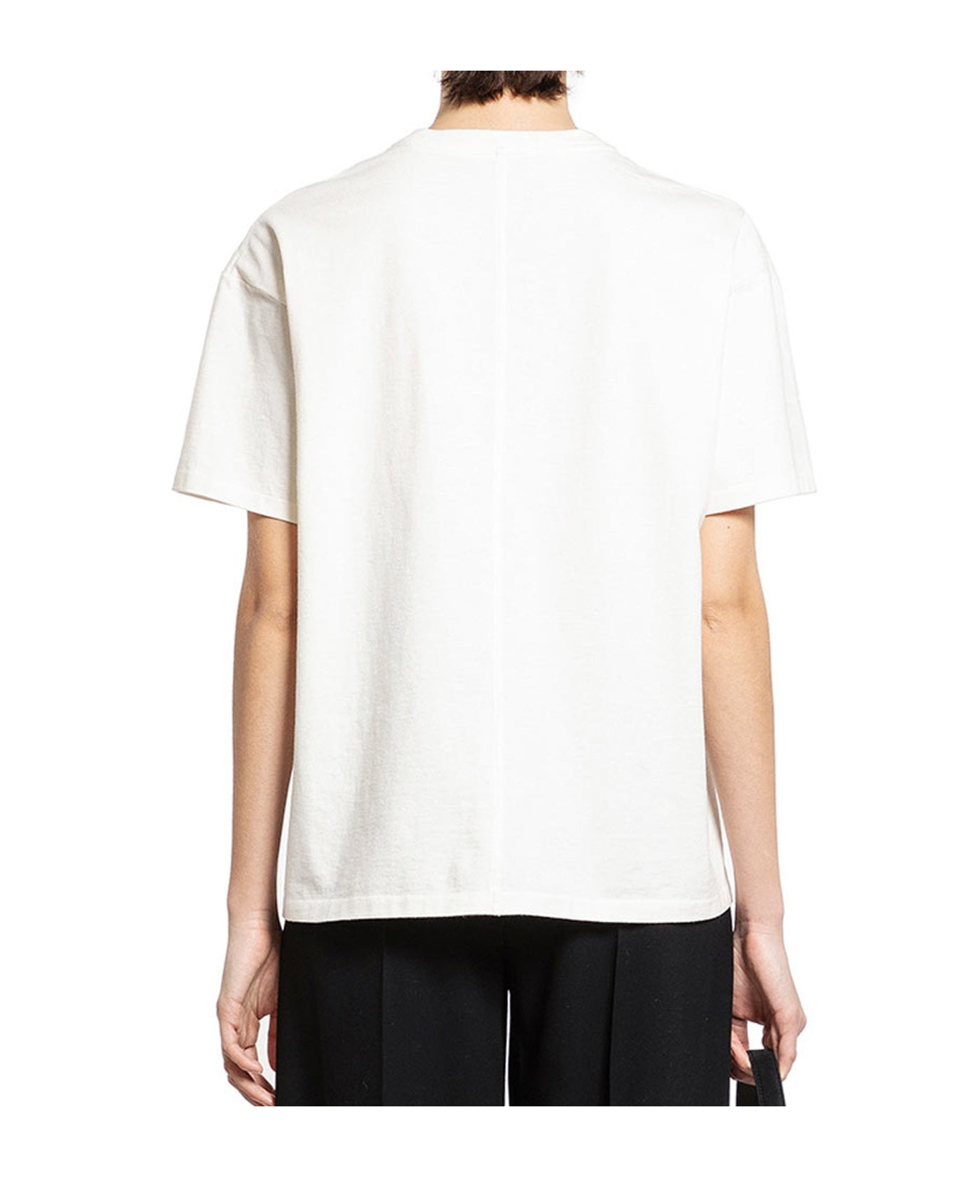 The Row Isha Oversize Cotton Jersey T-shirt In White