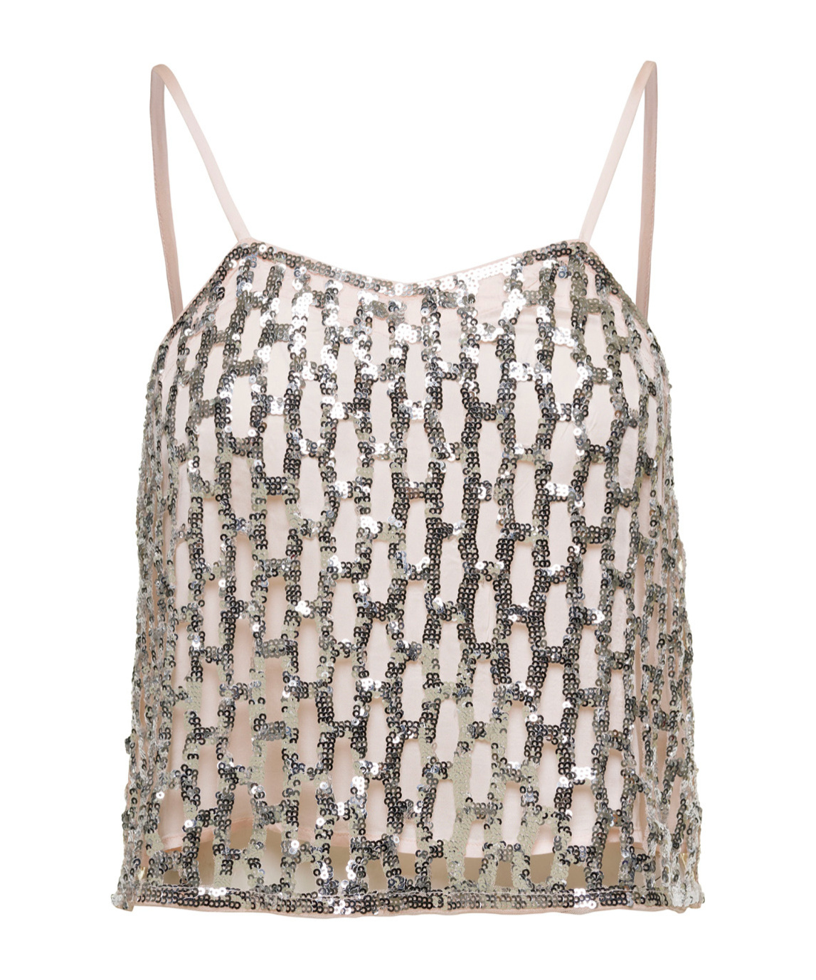 FORTE FORTE SEQUINED MESH SLING