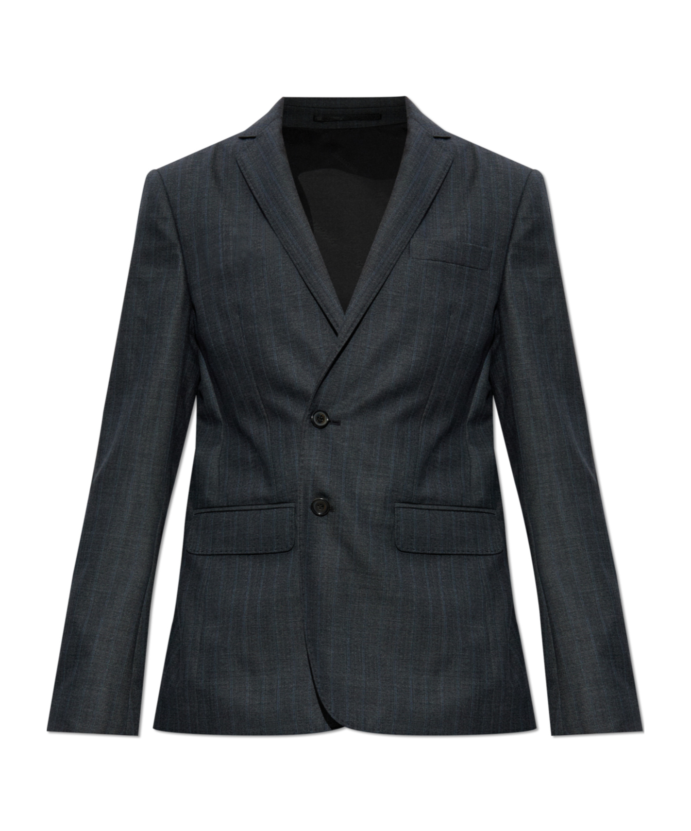 Dsquared2 X Bettter Single Breasted Pinstriped Blazer In Gray