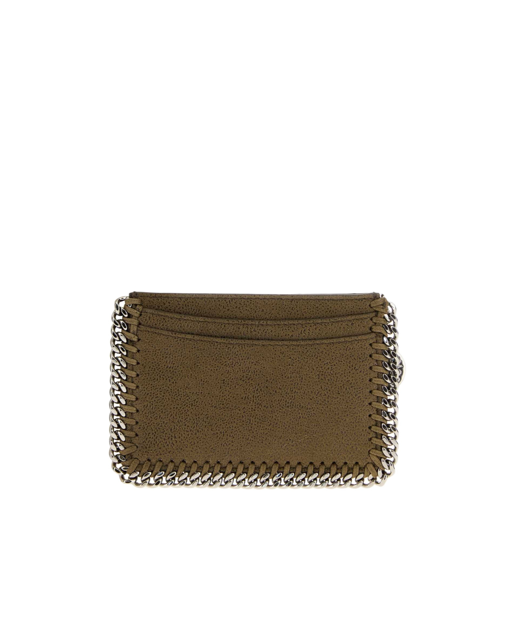 Stella Mccartney Falabella Small Flap Wallet In Brown