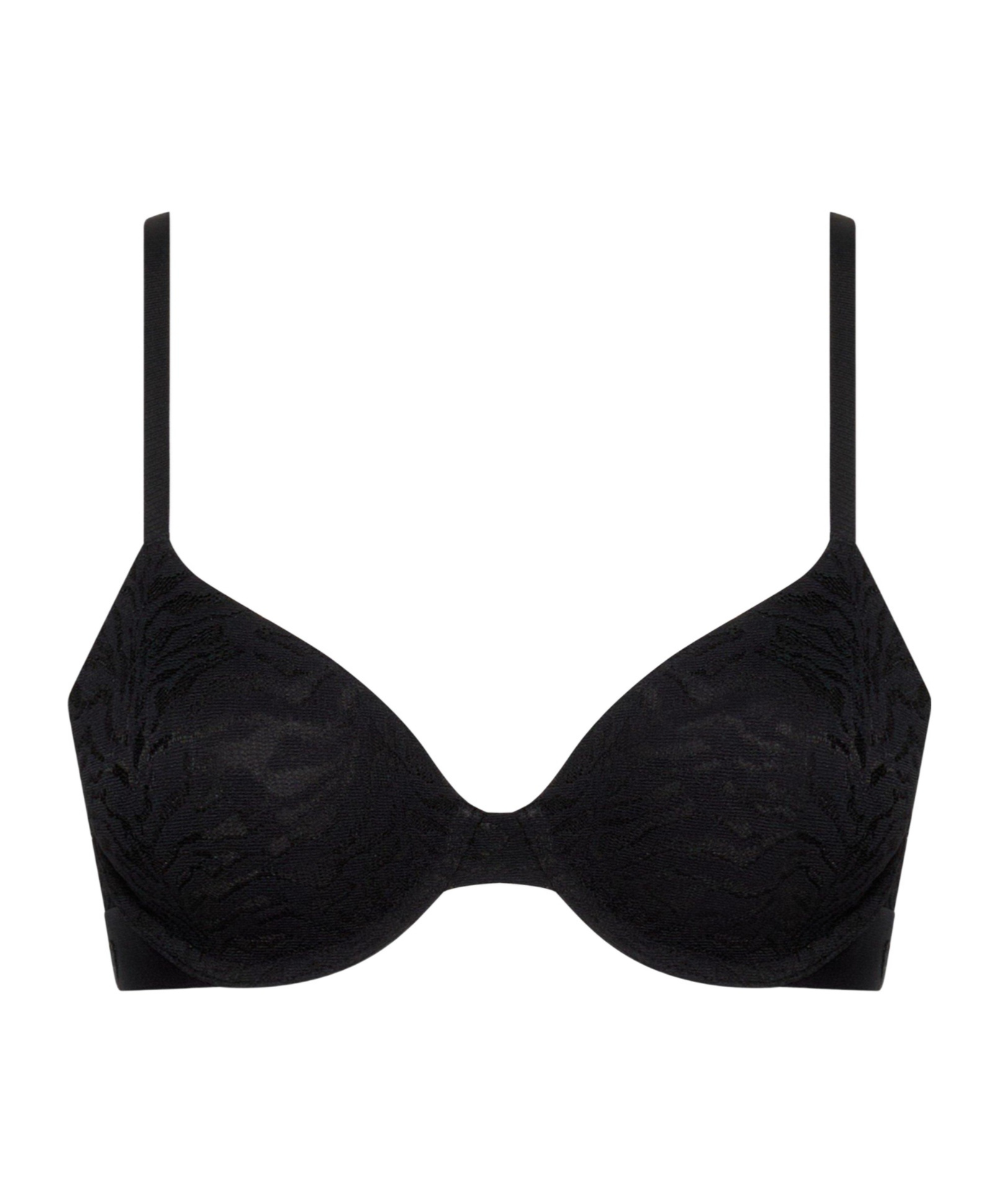 Calvin Klein Solid Color Bra In Black