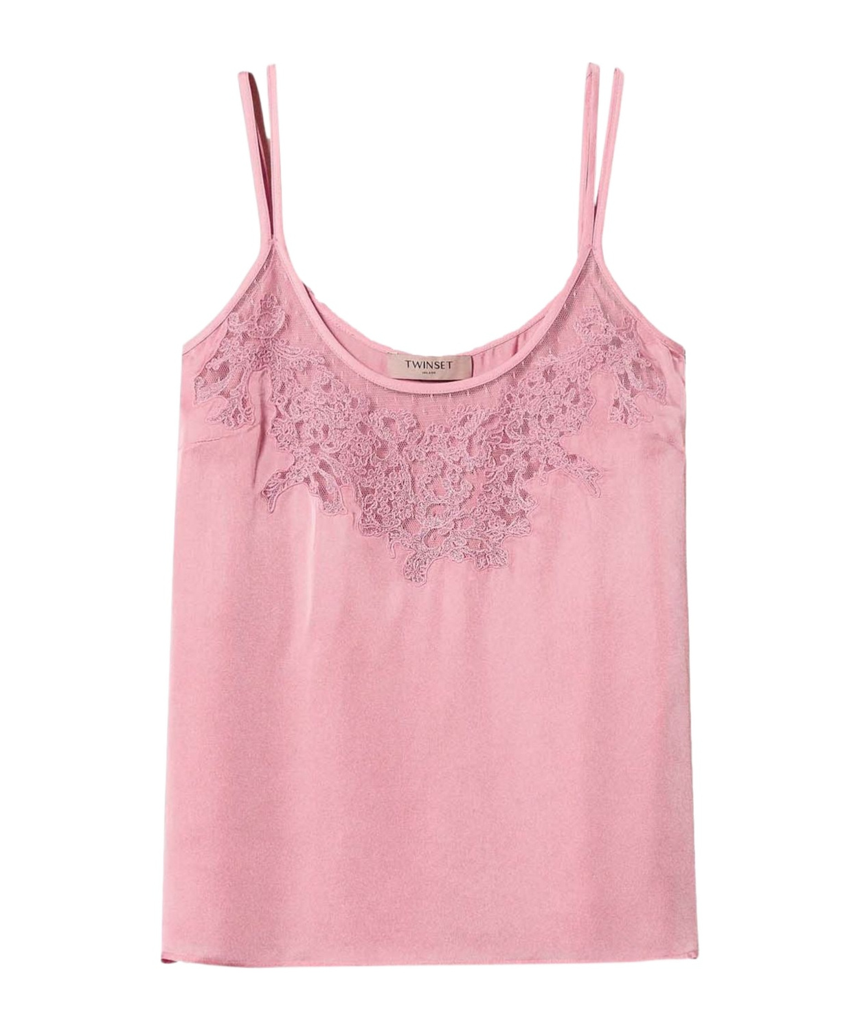 Twinset Embroidered-detailing Satin Top