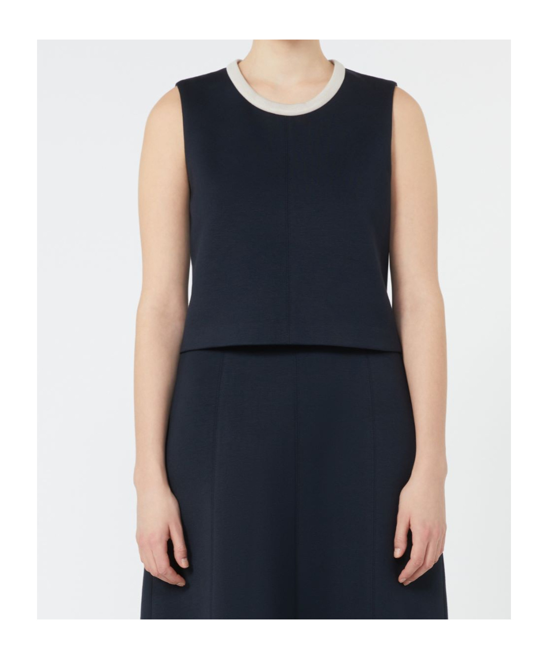 Max Mara Sleeveless Tops In Blue