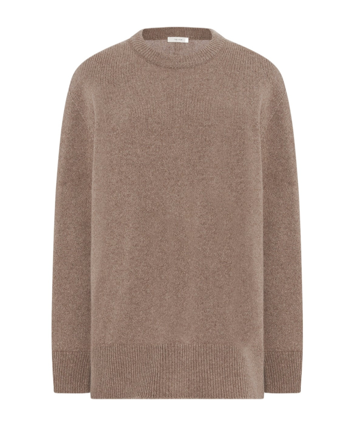 The Row Long-sleeved Cashmere Sweater In Brown