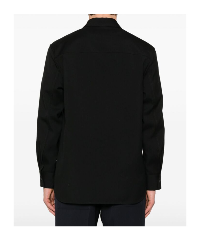 Jil Sander Wool Shirt In Multicolor