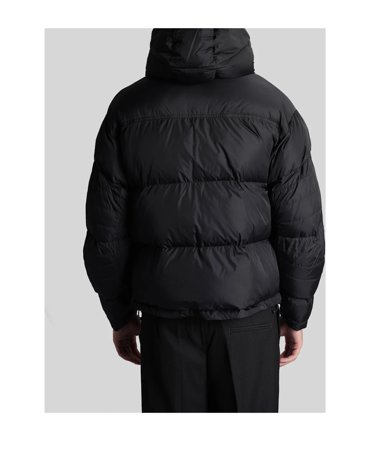 Aspesi Zipped Hooded Puffer Jacket In Black