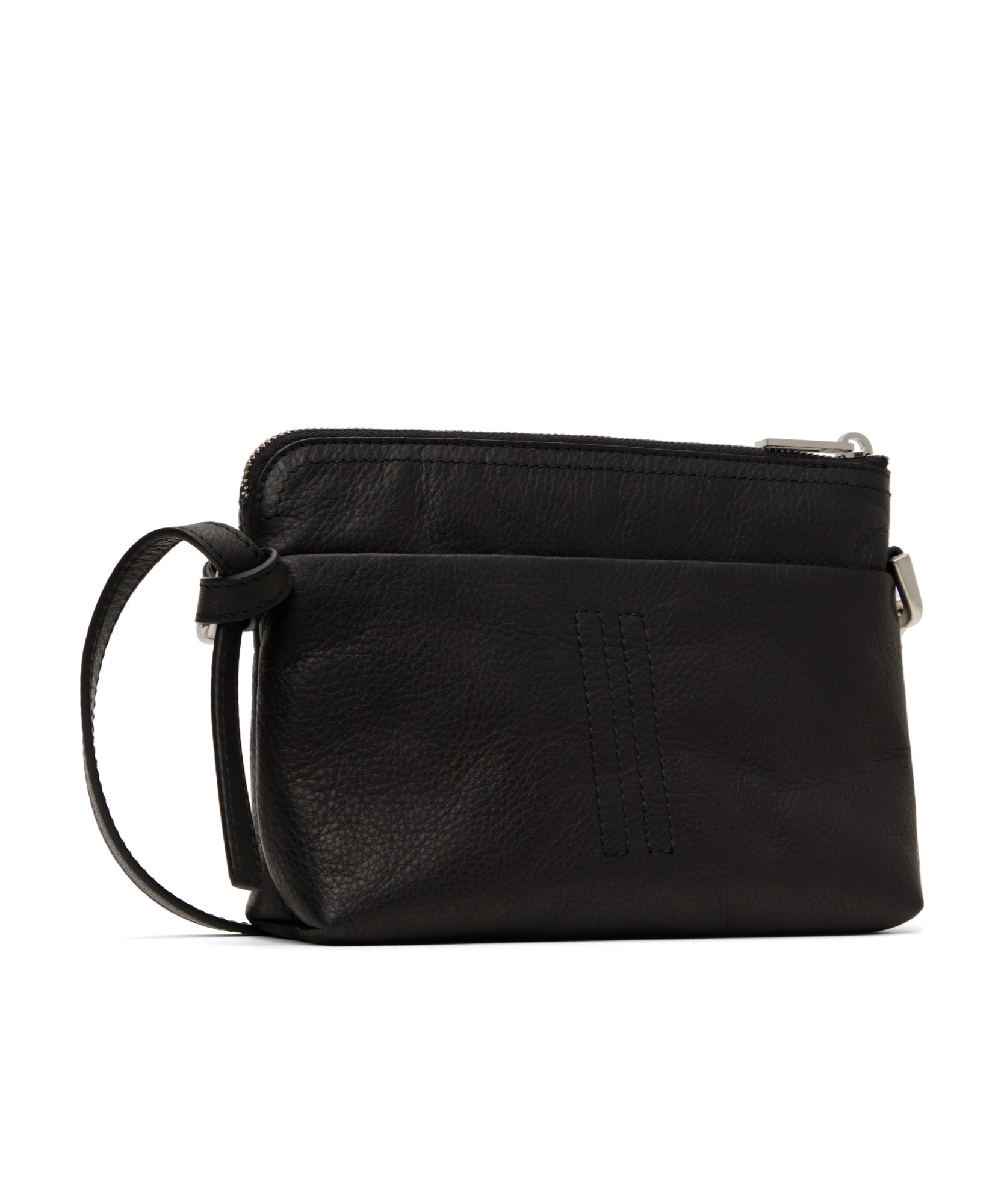 Rick Owens Zippered Shoulder Bag In Black