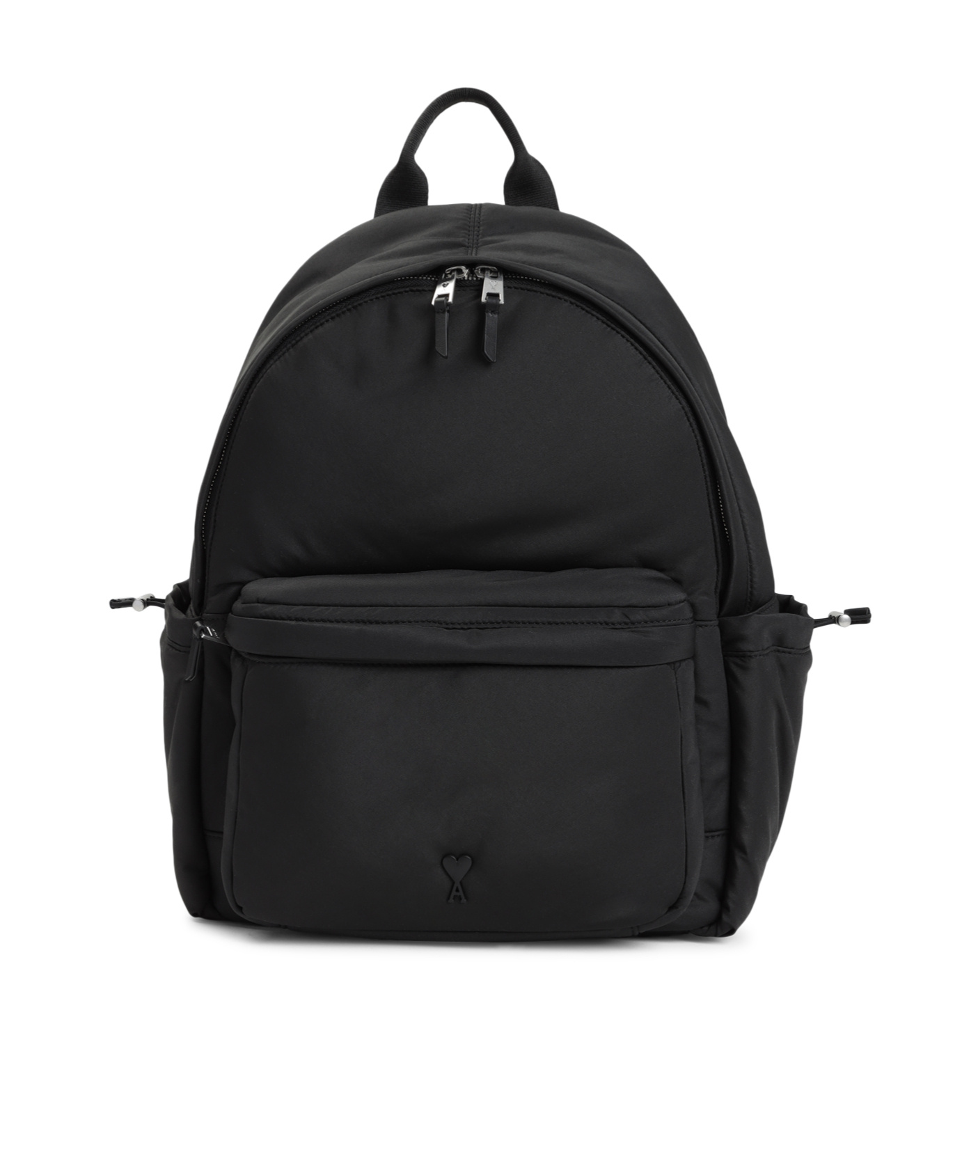 Shop Ami Alexandre Mattiussi Ami Ami Paris Drawstring Backpack In Black