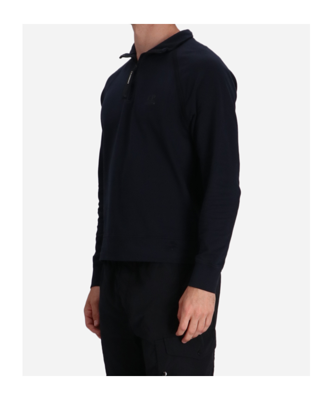 C.p. Company Cotton Sweatshirt In Black