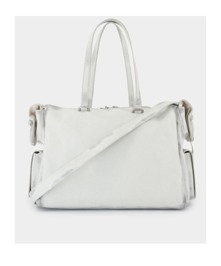 Acne Studios Multiple-pockets Shoulder Bag In White