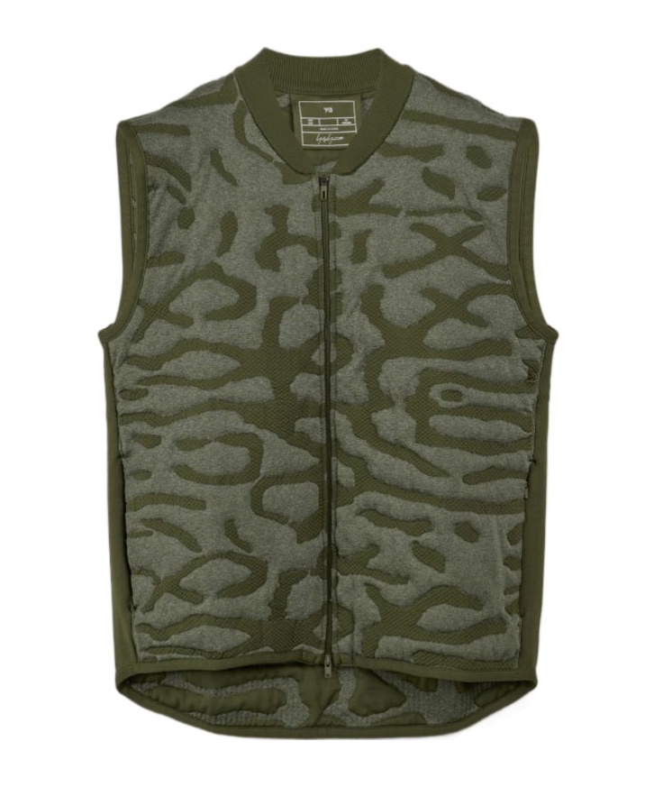 Y-3 Running Engineered Insulated Vest In Night Cargo