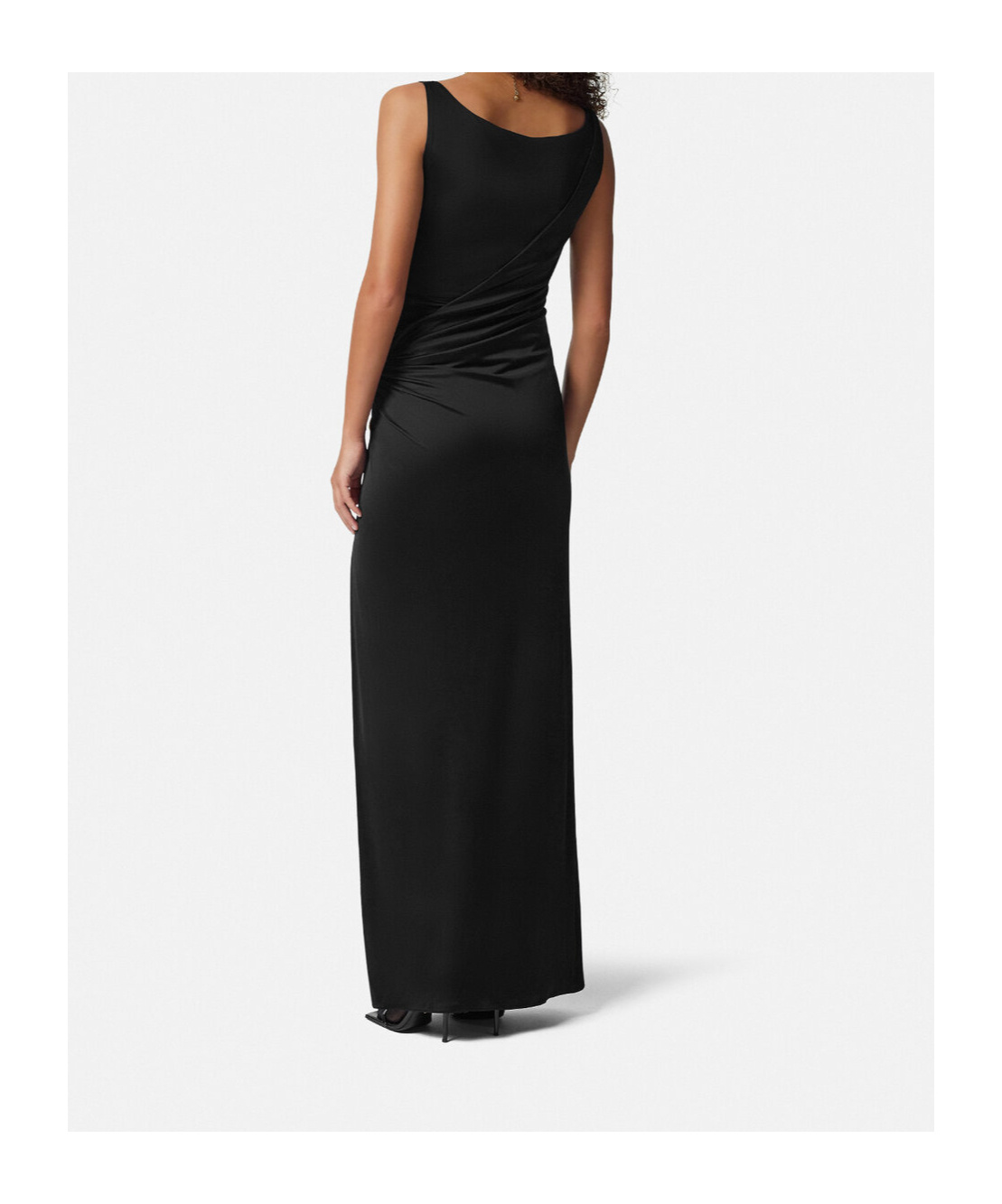 Versace Sleeveless Dress In Black