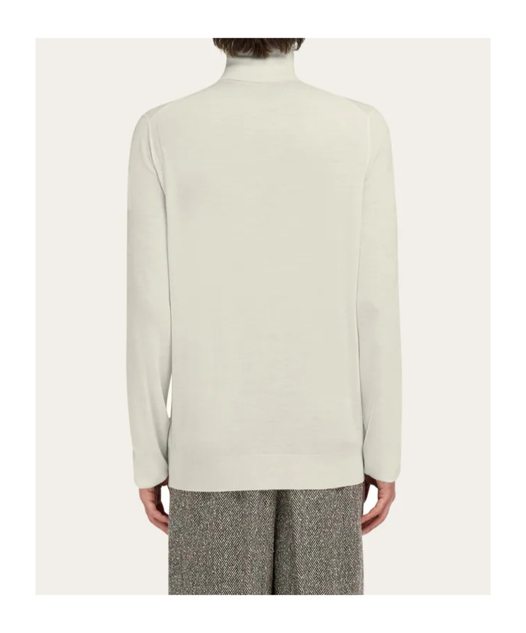 Ferragamo Turtleneck Sweater In Multi