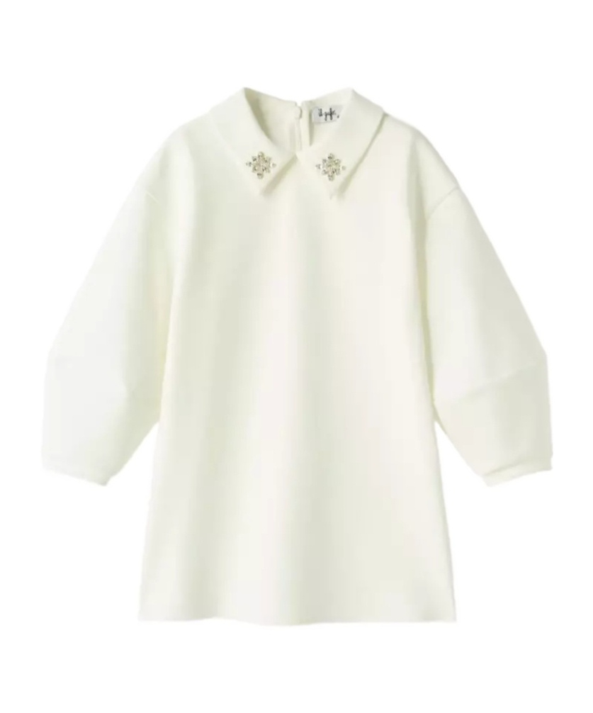 Il Gufo Long Sleeve Dress In Brown