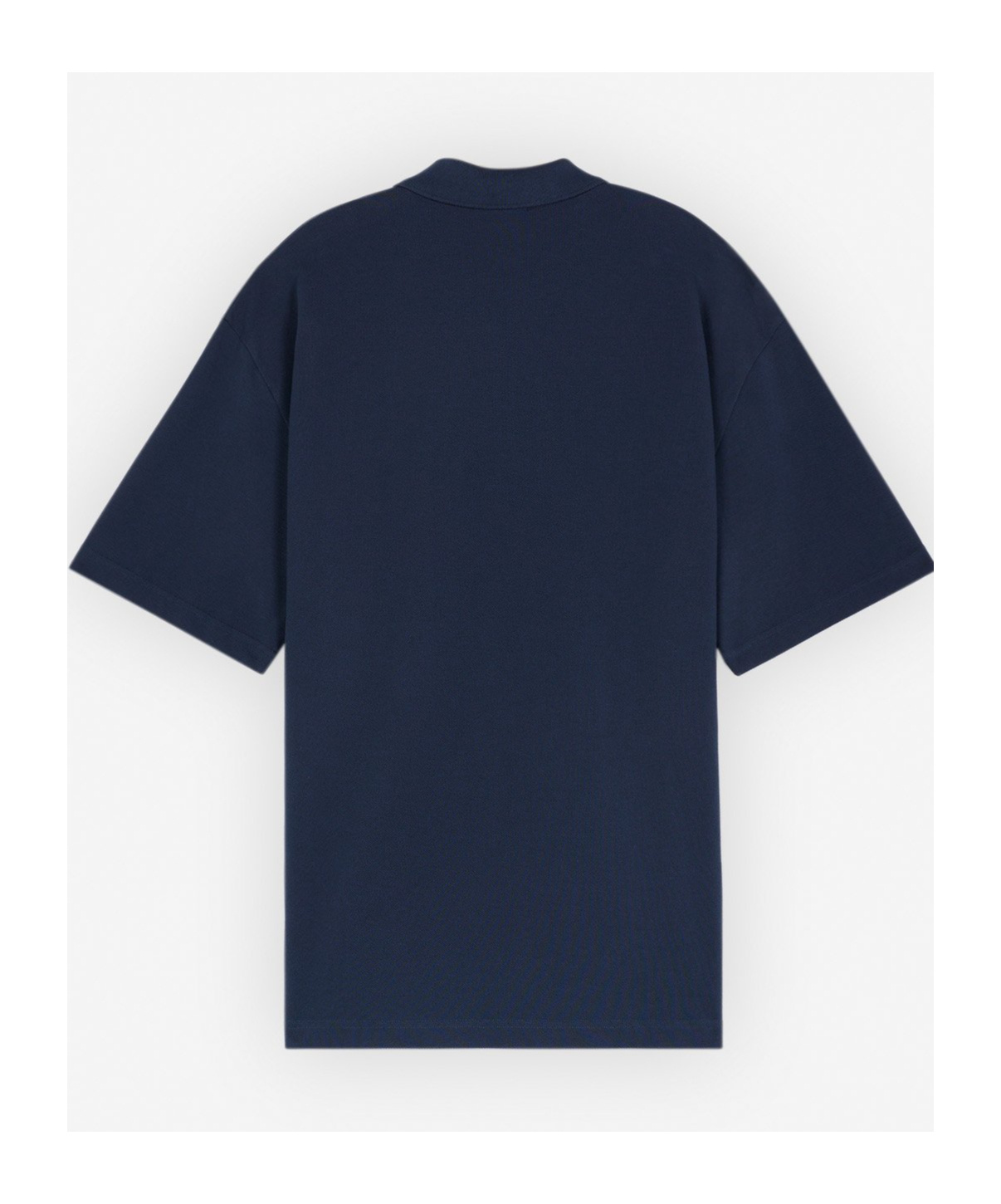 Maison Kitsuné Bold Fox Head Polo Shirt In Black