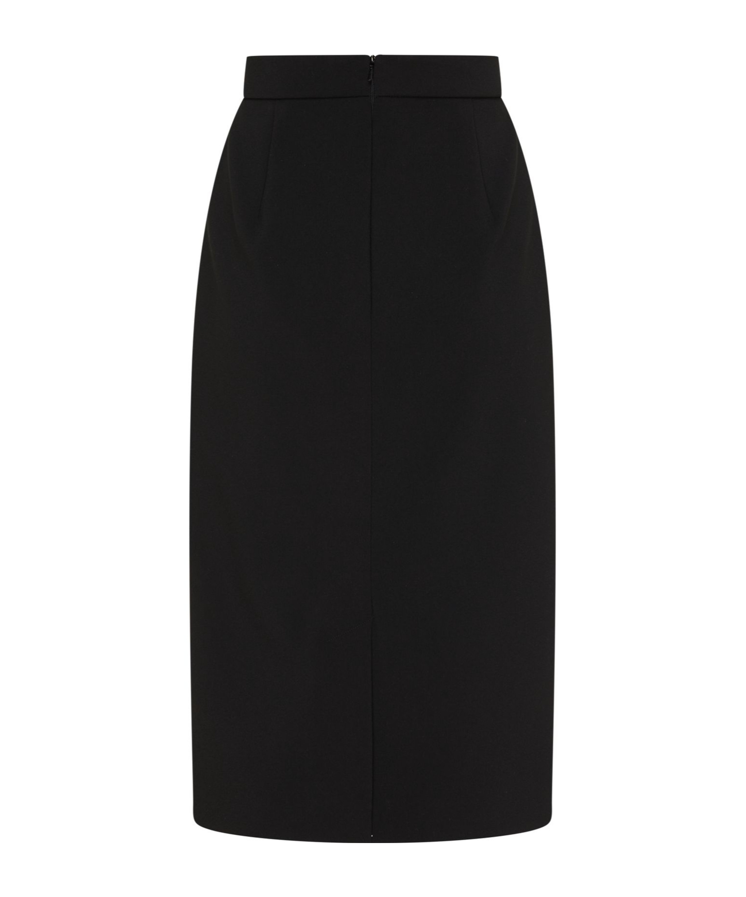 Shop Max Mara Lubiana Pencil Skirt In Black