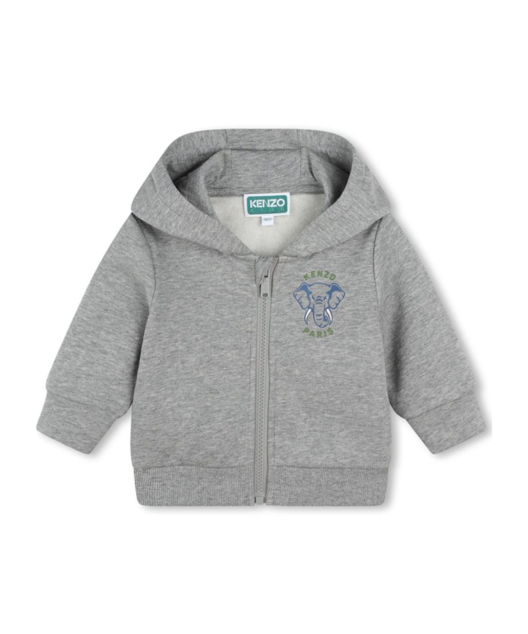 Kenzo Logo Printed Sports Suit In Gray