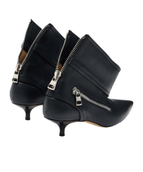 Jw Anderson Pointed Ankle Boots In Black