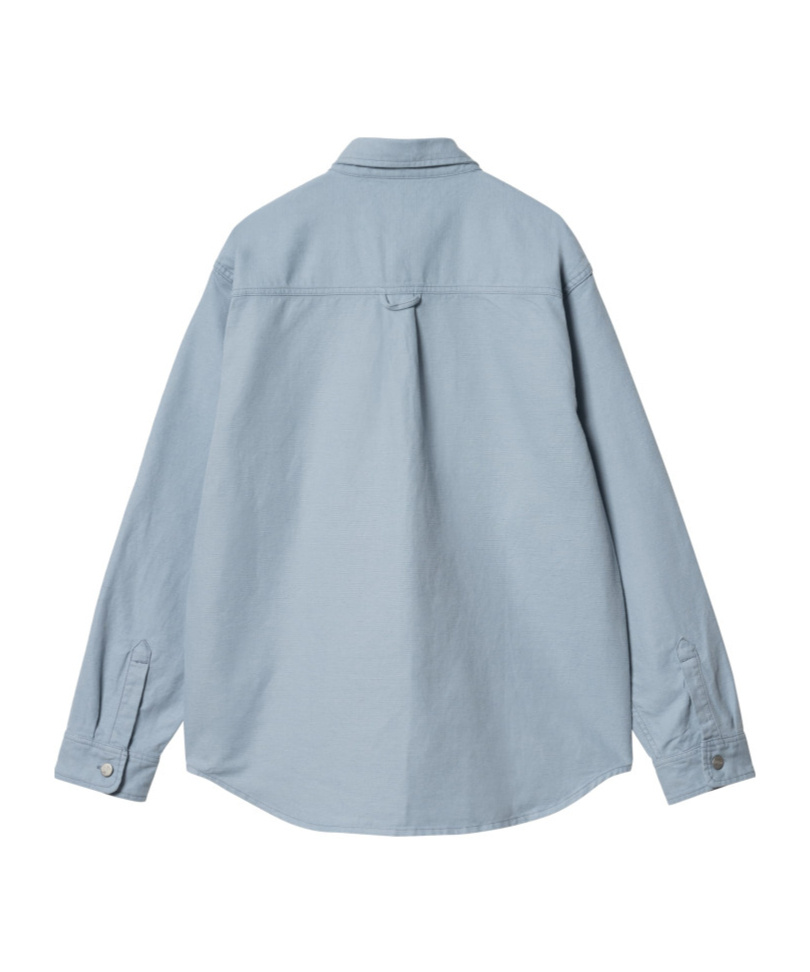 Carhartt Misty Sky Walter Shirt Jacket In Gray